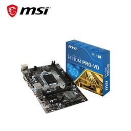 [0502011] MSI H110M-Pro VD Plus MotherBoard