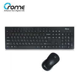 [1009023] Crome CK180G+CM391G Wireless Keyboard & Mouse